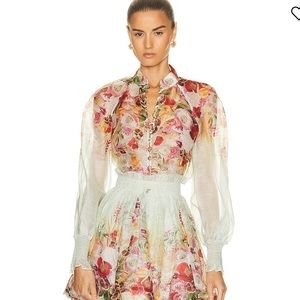 Zimmermann blouse in size 1 ( US 4). Great condition, only wear once.